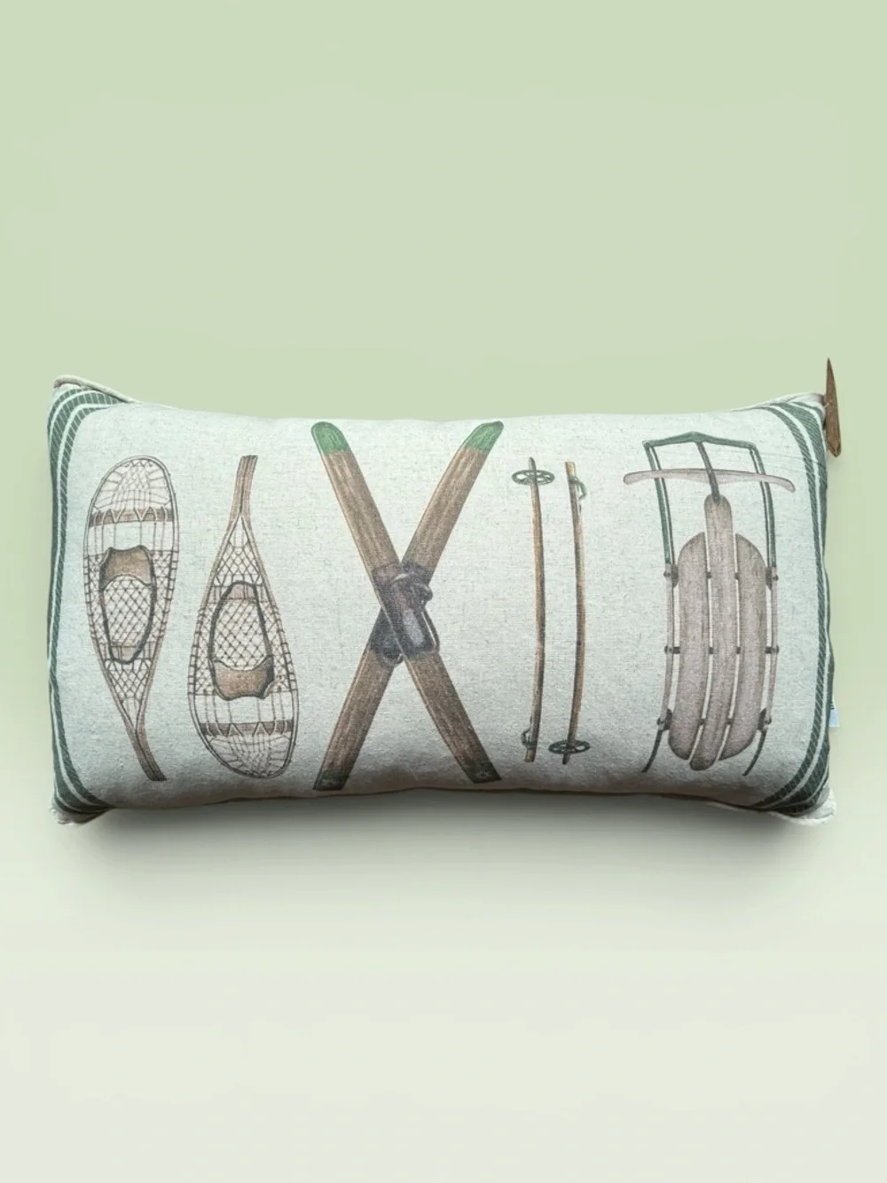 Two Aspen Est 1949 Feather Filled Winter Gear Accent Pillows